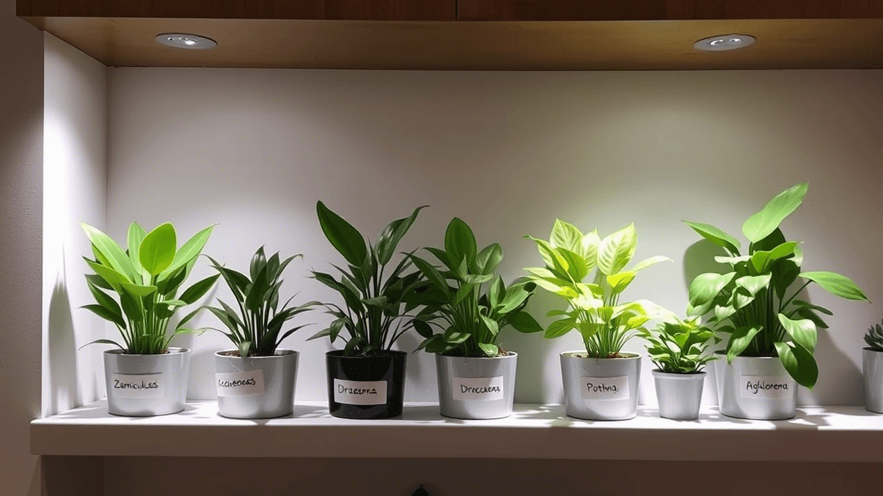 Seleção de plantas para sombra