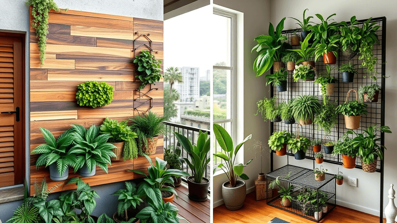 Inspirações de jardins verticais