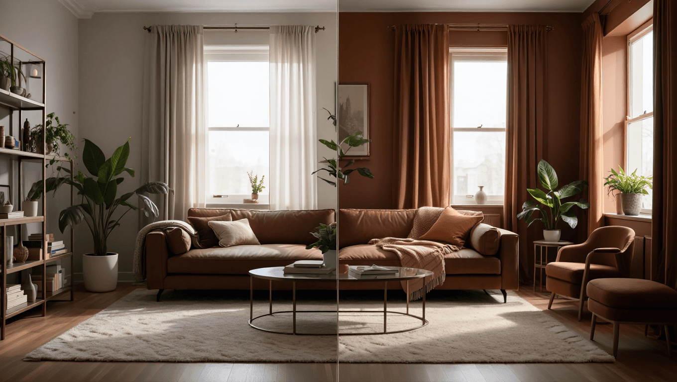 Uso de plantas e tecidos para acústica