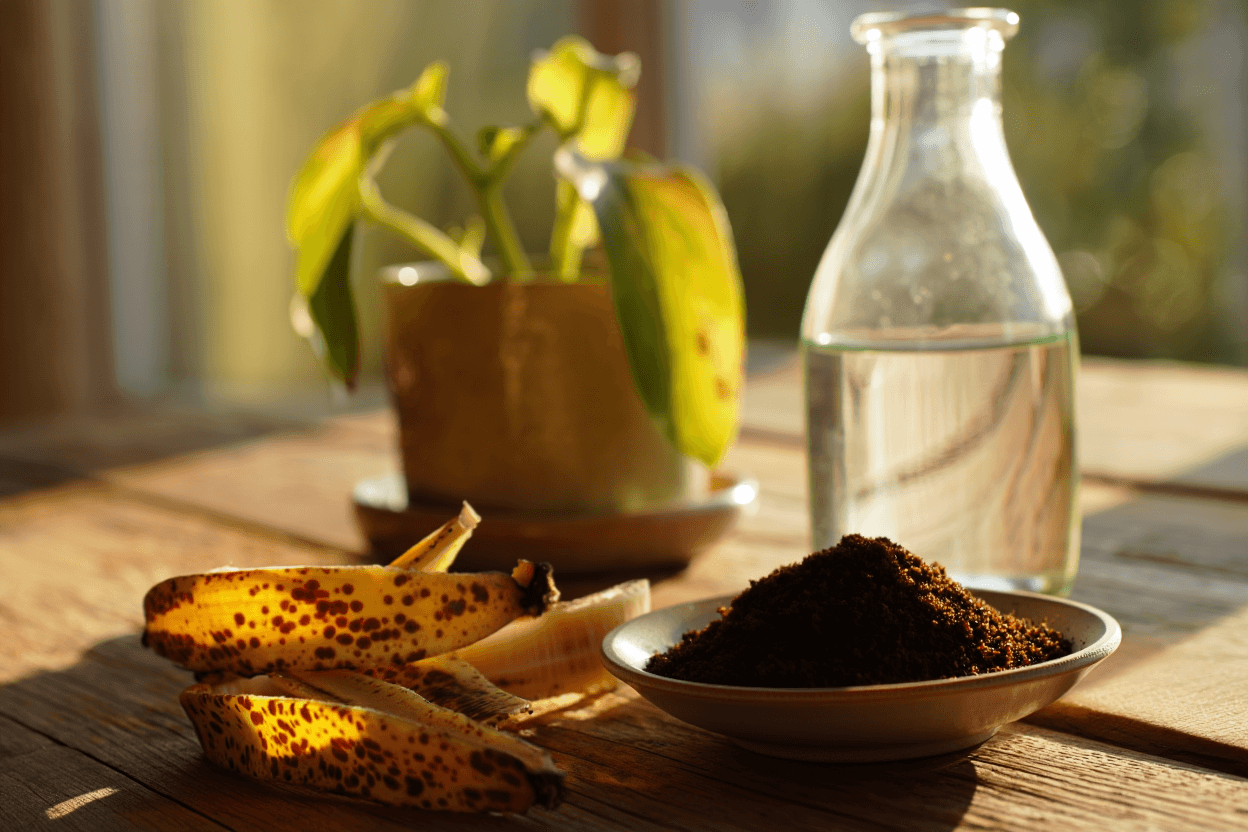 Soluções naturais para plantas