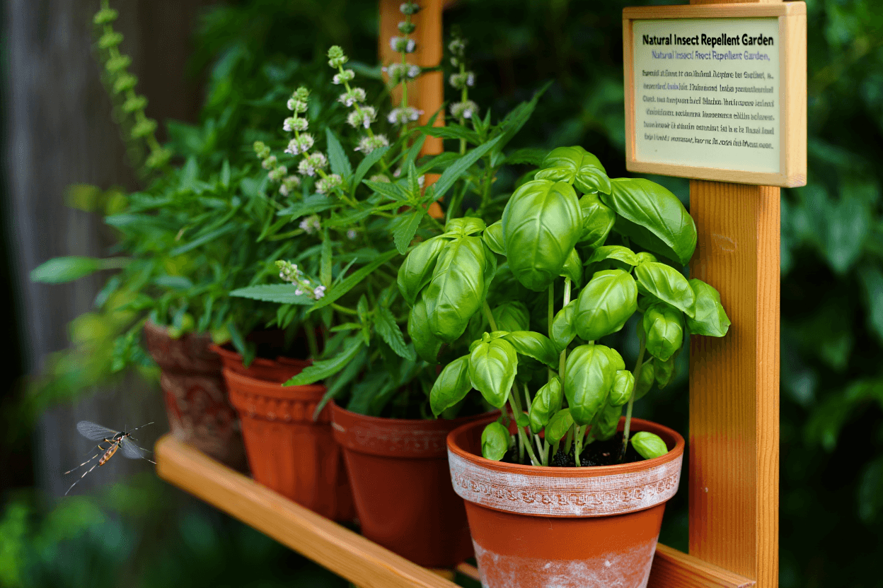 Plantas repelentes no jardim