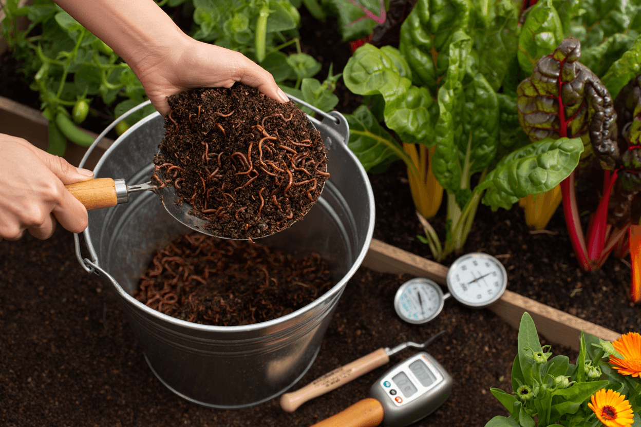 Húmus de minhoca de alta qualidade